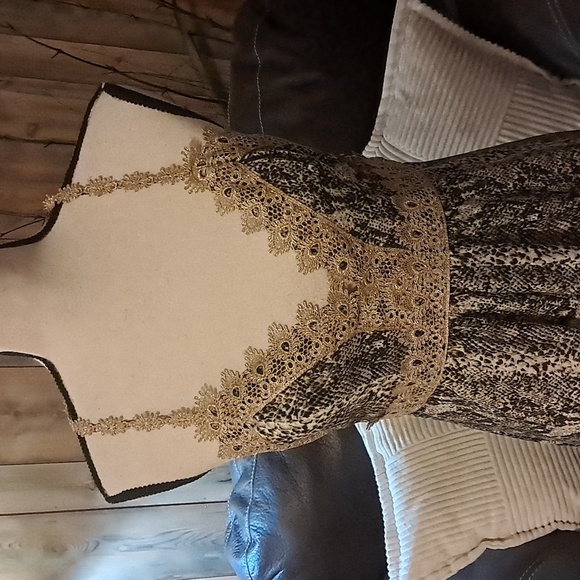 Ark & Co. Snake-Print Maxi Dress Size M - Picture 6 of 8